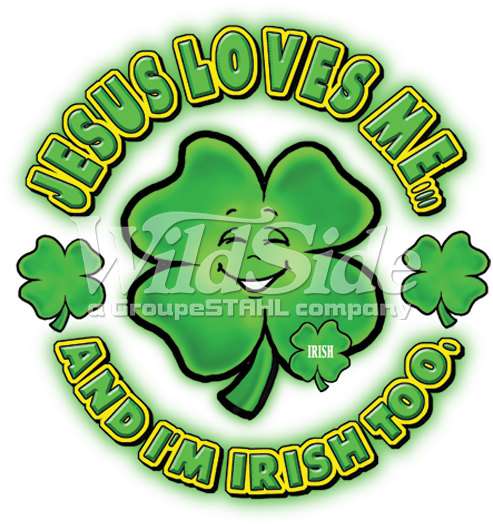 Jesus Loves Me & I'm Irish Too - Jesus Loves Me & I'm Irish Too (493x525)
