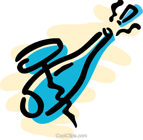 Champagne Bottle An Corkscrew Royalty Free Vector Clip - Champagne Bottle An Corkscrew Royalty Free Vector Clip (480x471)
