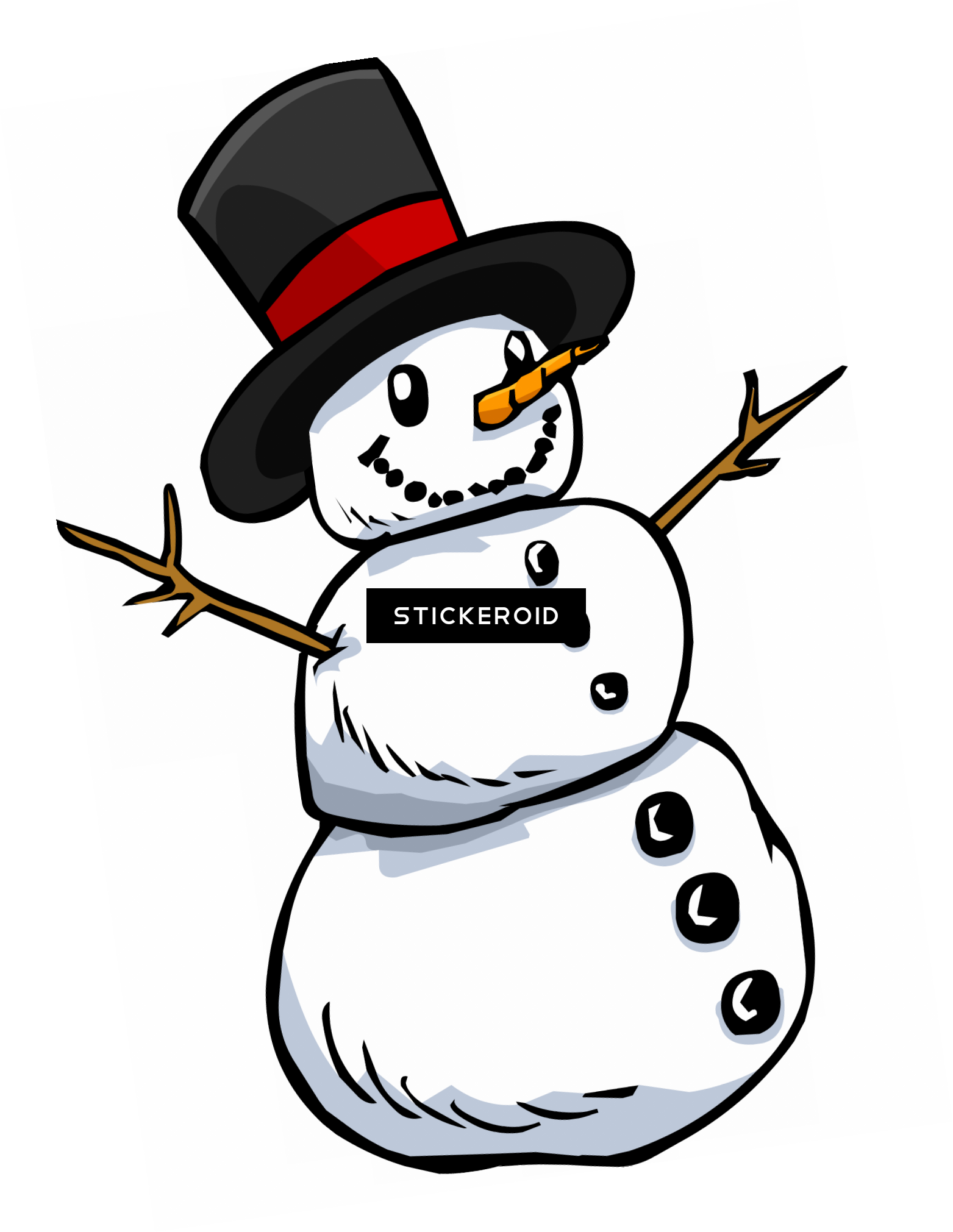 Snowman Clip Art Christmas - Snowman Clip Art Christmas (1563x2021)