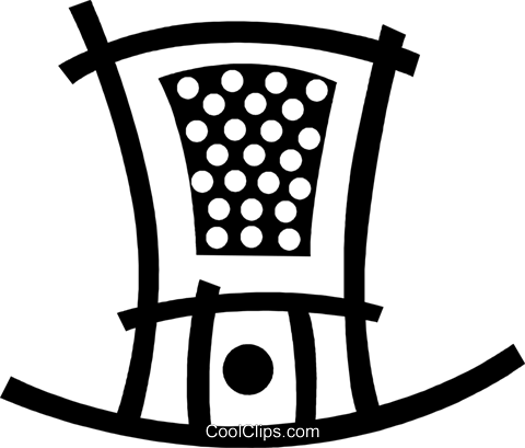 Patrick's Day Hat Royalty Free Vector Clip Art Illustration - Patrick's Day Hat Royalty Free Vector Clip Art Illustration (480x409)