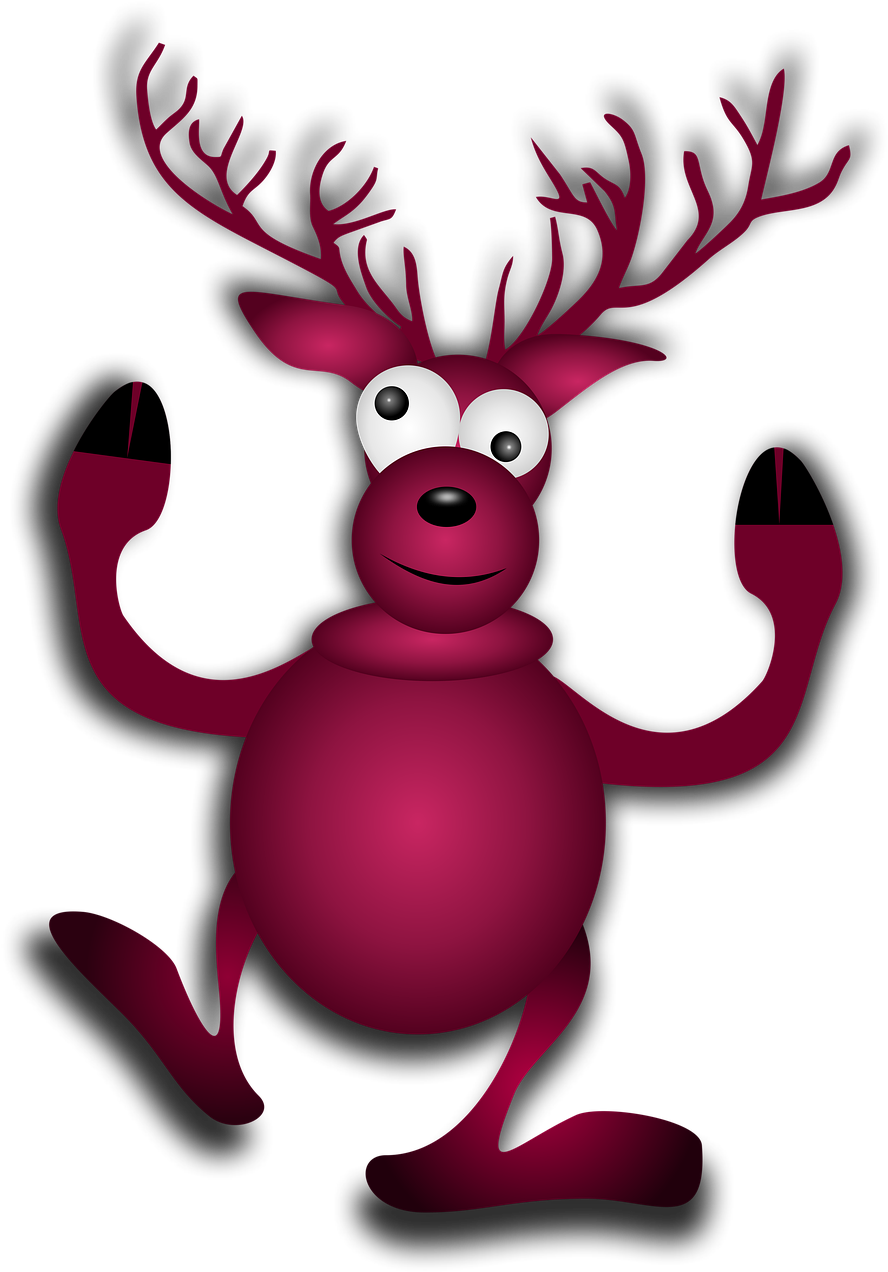 Reindeer Christmas Santa Reindeer - Reindeer Christmas Santa Reindeer (895x1280)