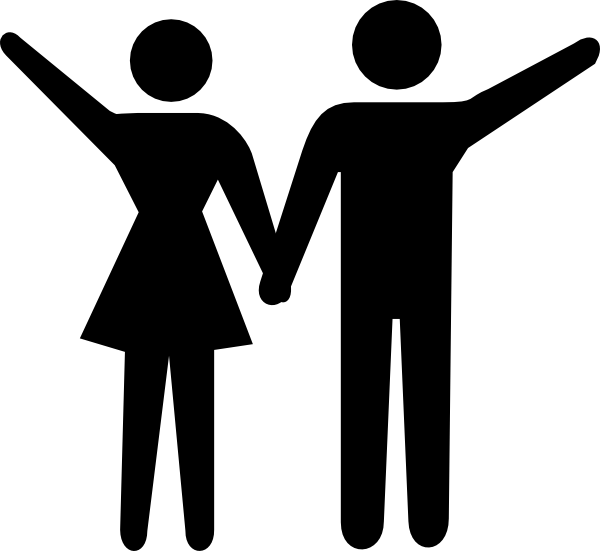 Boy Girl Waving Before Jumping Into Volcano - Boy Girl Waving Before Jumping Into Volcano (600x551)