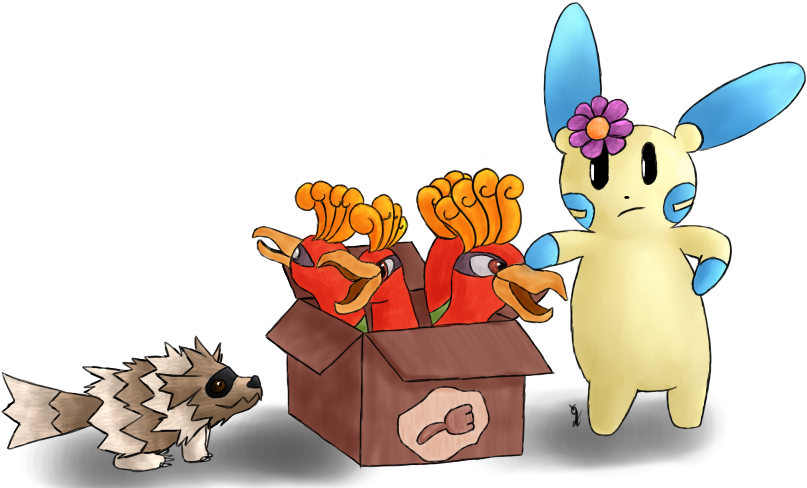 I Did The Day 4 Drawing For Rootmas, With The 4 Annoying - I Did The Day 4 Drawing For Rootmas, With The 4 Annoying (889x616)