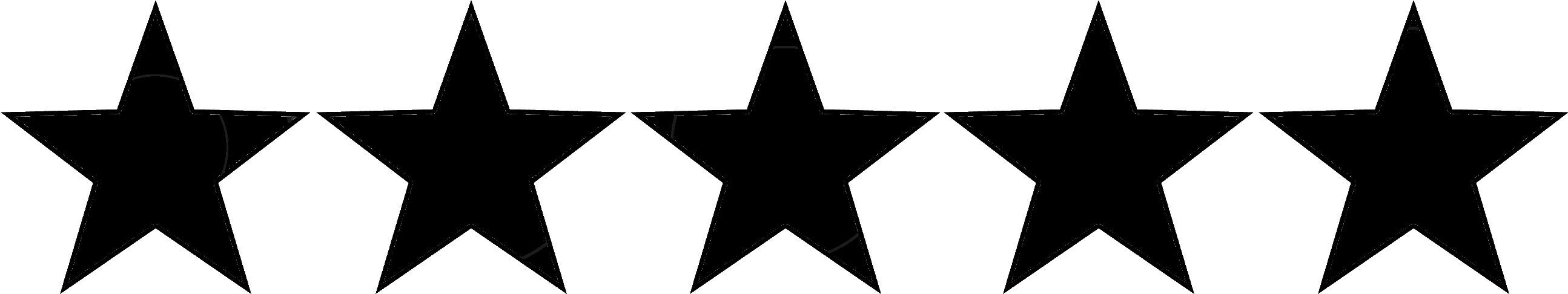 5 Of 5 Star Rating - 5 Of 5 Star Rating (2600x485)