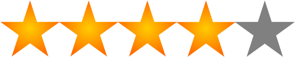 Star Rating 4 Of 5 - Star Rating 4 Of 5 (1011x215)