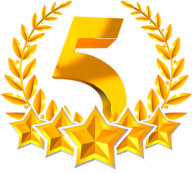 Yelp 5 Star Rating Badge - Yelp 5 Star Rating Badge (418x428)