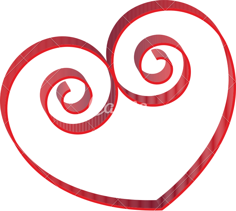 3d Style Creative Heart - 3d Style Creative Heart (800x715)