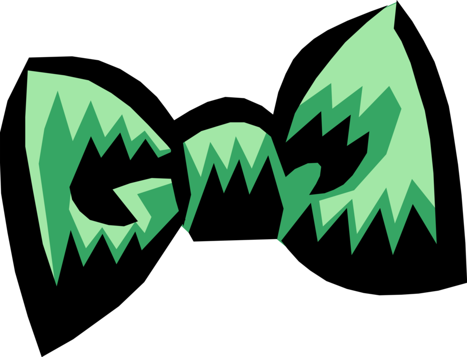 Bow Tie Necktie Image Illustration Of Clothing - Bow Tie Necktie Image Illustration Of Clothing (916x700)