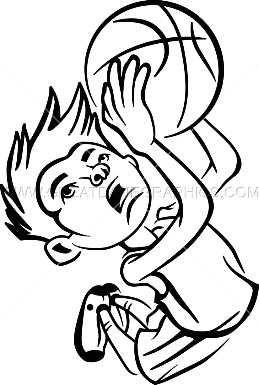 Kid Basketball Production Ready Artwork For T - Kid Basketball Production Ready Artwork For T (825x1226)