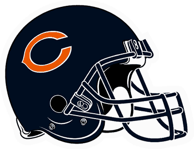 Chicago Bears Helmet Rightface - Chicago Bears Helmet Rightface (400x308)