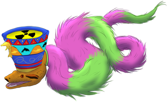 Radioactive Furry Boa By Leorgathar - Radioactive Furry Boa By Leorgathar (800x522)