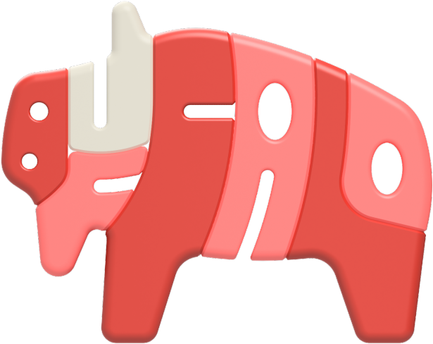 Buffalo 3d Word Magnatic Puzzle Bioplastic Kando Toy - Buffalo 3d Word Magnatic Puzzle Bioplastic Kando Toy (700x541)