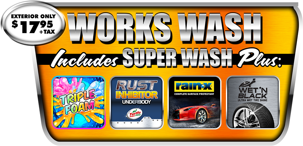 Wash & Go Car Wash Services Are Available Monday Through - Wash & Go Car Wash Services Are Available Monday Through (1000x482)
