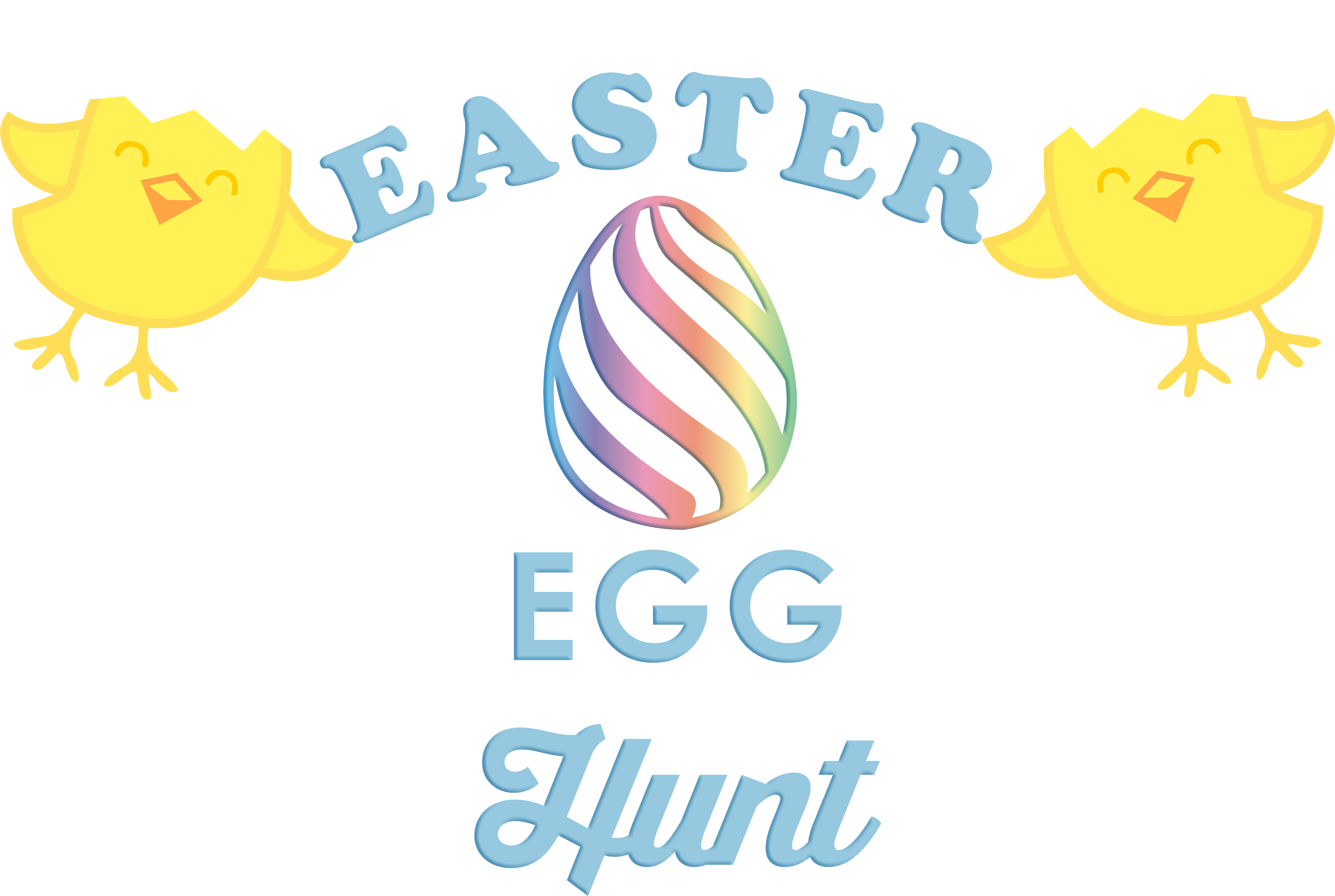 Easter Egg Hunt With Chickens Clip Art Png Image - Easter Egg Hunt With Chickens Clip Art Png Image (8000x5383)