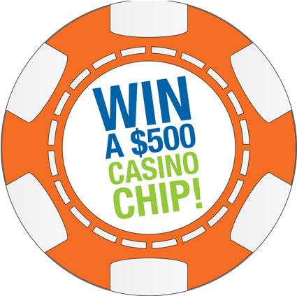 Enter For Your Chance To Win A $500 Casino Chip At - Enter For Your Chance To Win A $500 Casino Chip At (850x425)
