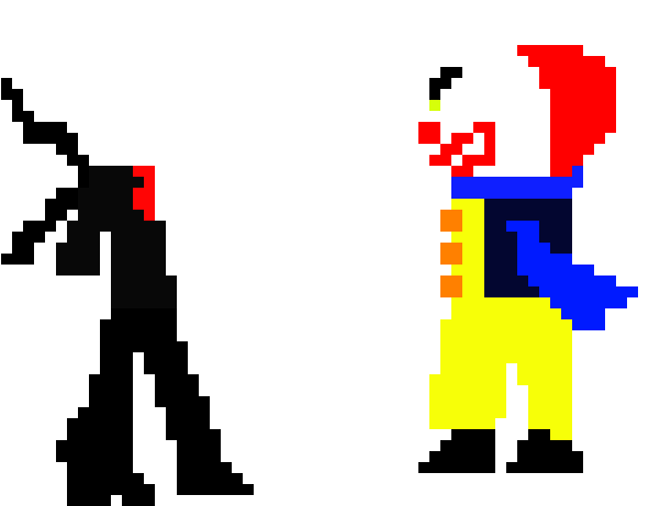 Slenderman Vs Tim Curry Pennywise - Slenderman Vs Tim Curry Pennywise (601x461)