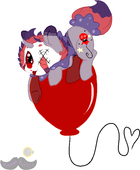 Clown Clipart Chibi - Clown Clipart Chibi (564x664)