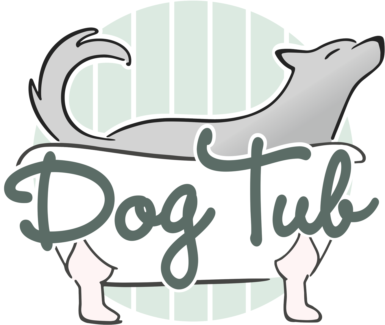 Clipart Dog Bath Tub - Clipart Dog Bath Tub (1500x1416)