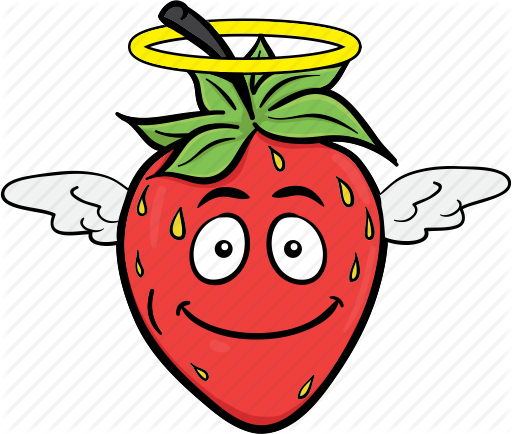 Clipart Download Cartoon Group Emoji Smiley Strawberry - Clipart Download Cartoon Group Emoji Smiley Strawberry (512x434)