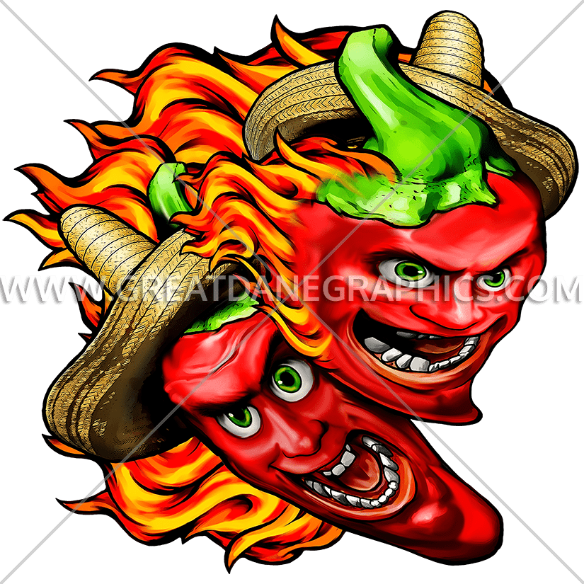 Crazy Chili Production Ready Artwork For T - Crazy Chili Production Ready Artwork For T (825x825)