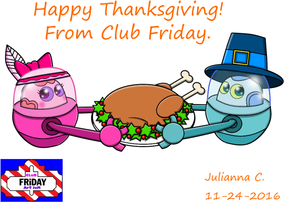 Happy Thanksgiving From Club Friday By Carebeargirl99 - Happy Thanksgiving From Club Friday By Carebeargirl99 (1024x768)