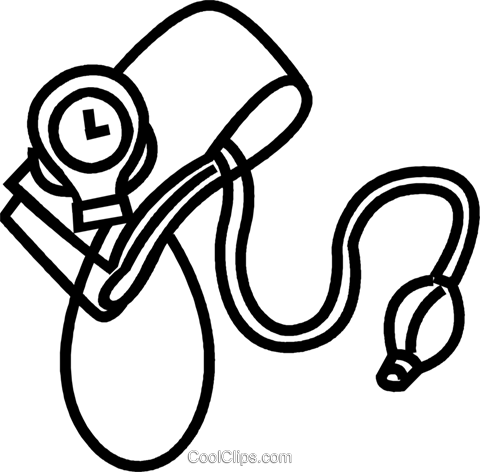 Blood Pressure Gauge Royalty Free Vector Clip Art Illustration - Blood Pressure Gauge Royalty Free Vector Clip Art Illustration (480x472)