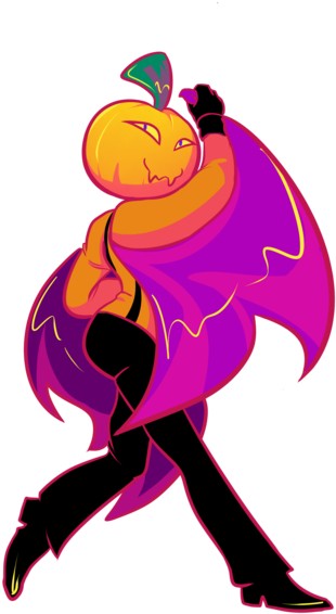 Pumpkin Head Sticker - Pumpkin Head Sticker (483x676)