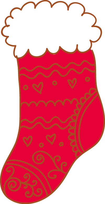 Christmas Sock Hosiery Socks - Christmas Sock Hosiery Socks (401x778)