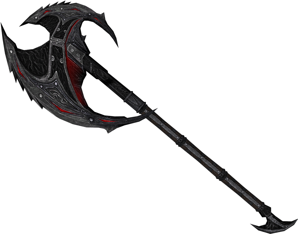 Daedric Battleaxe Pinterest Weapons Skyrim And The - Daedric Battleaxe Pinterest Weapons Skyrim And The (1000x1000)