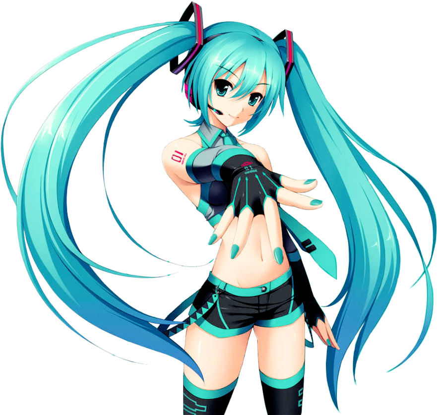 Hatsune Miku Performed On Late Night Talk Show Trap - Hatsune Miku Performed On Late Night Talk Show Trap (944x847)