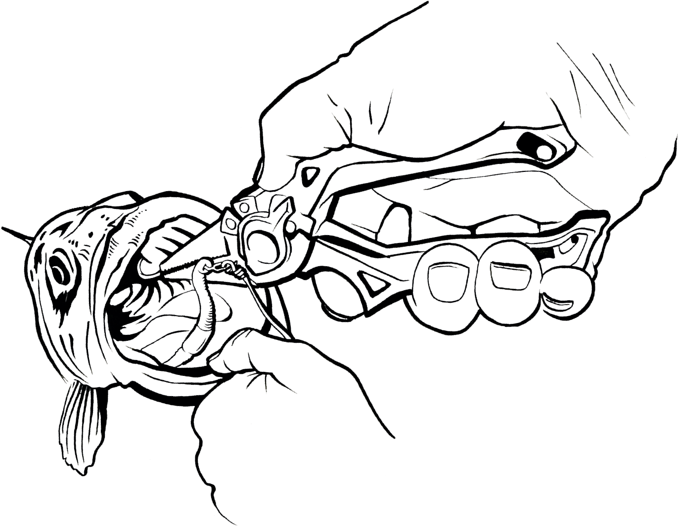 Sleigh Riding Gerber Fishing - Sleigh Riding Gerber Fishing (1382x1076)