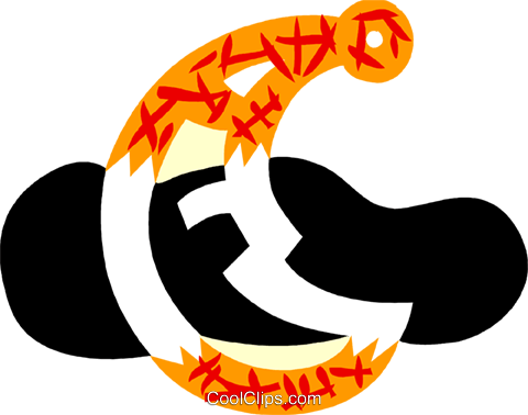 The Moon With Night Cap Royalty Free Vector Clip Art - The Moon With Night Cap Royalty Free Vector Clip Art (480x378)