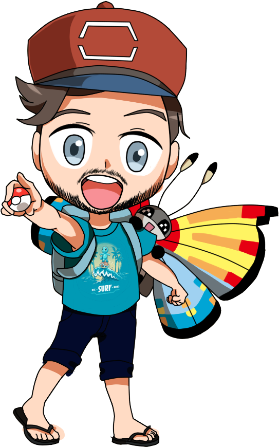 Chibi Vacoa And Vivillon By Meg Marmite - Chibi Vacoa And Vivillon By Meg Marmite (679x960)