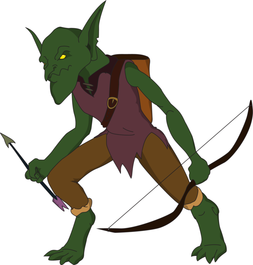 Goblin Archer Png - Goblin Archer Png (874x915)