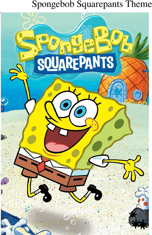 Spongebob Squarepants Theme Sheet Music For Piccolo, - Spongebob Squarepants Theme Sheet Music For Piccolo, (850x1100)