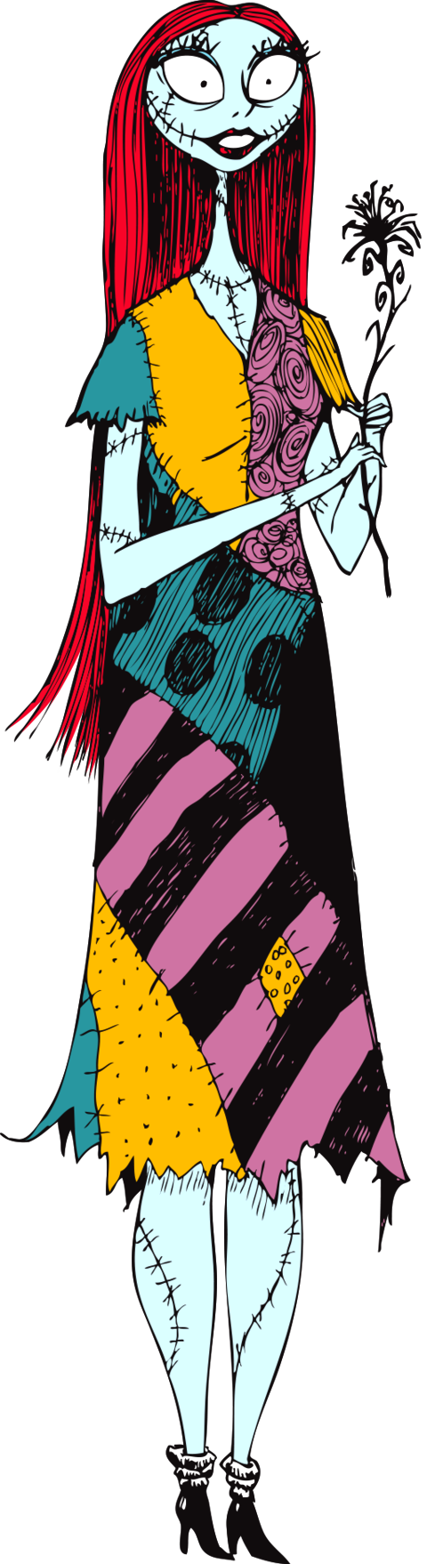 Nightmare Before Christmas Sally Christmas Decore - Nightmare Before Christmas Sally Christmas Decore (480x1758)