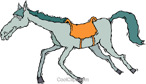 Racing Horse Royalty Free Vector Clip Art Illustration - Racing Horse Royalty Free Vector Clip Art Illustration (480x277)