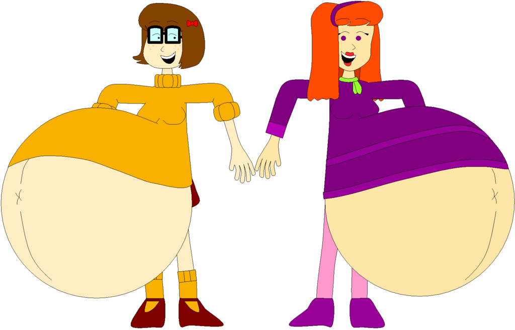 Big Bellied Velma And Daphne By Angry Signs On Deviantart - Big Bellied Velma And Daphne By Angry Signs On Deviantart (1024x657)