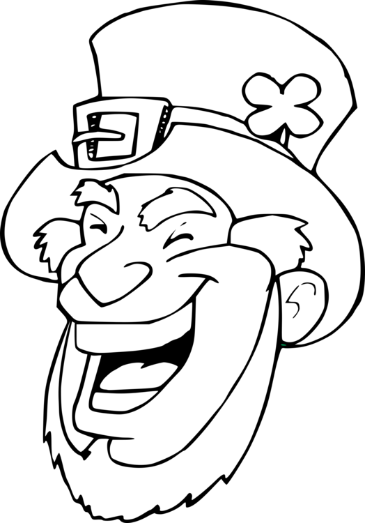 Coloring Book Leprechaun Saint Patrick's Day Child - Coloring Book Leprechaun Saint Patrick's Day Child (524x750)