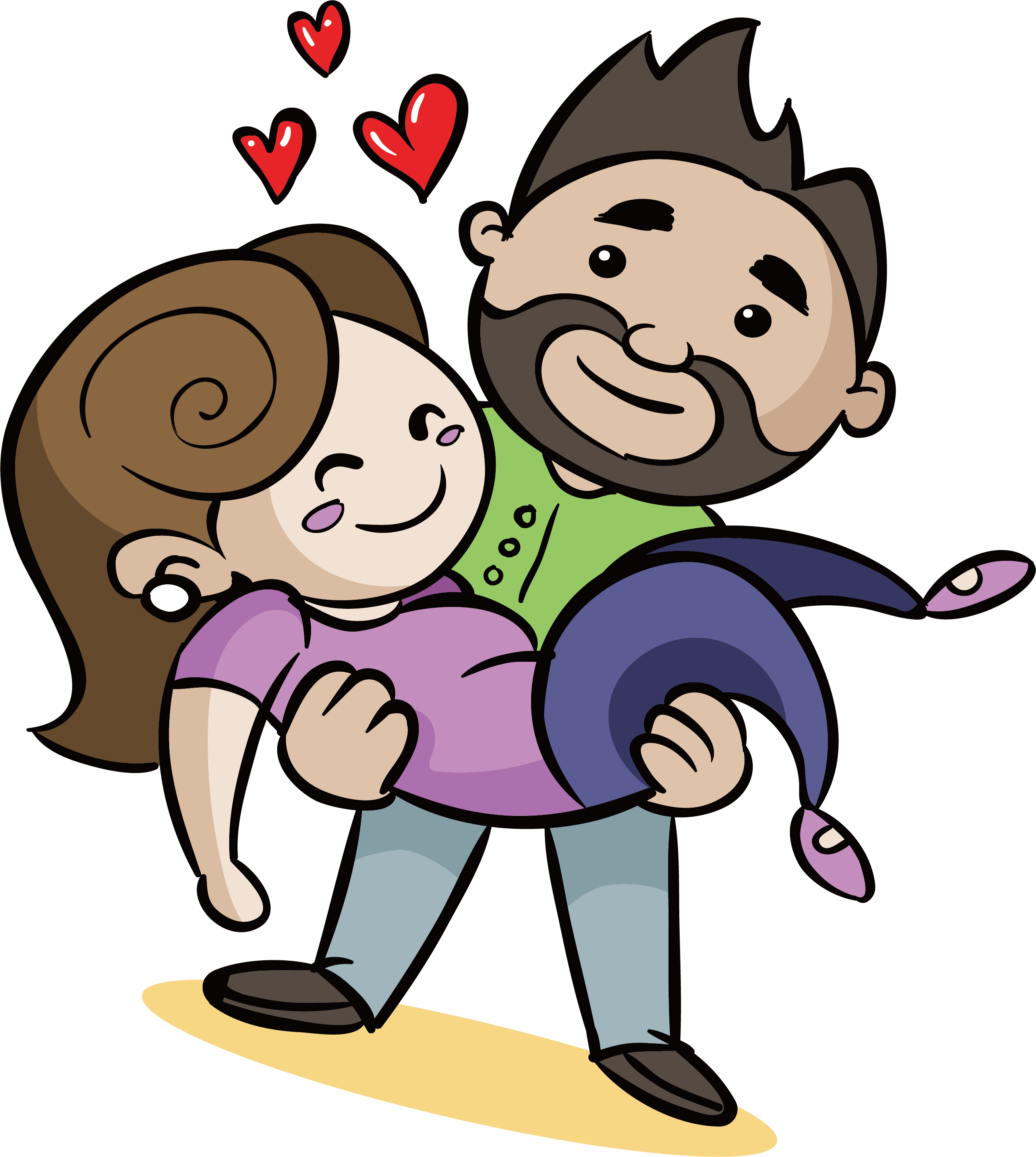Couple Bed Icon Princess Embrace Transprent Png - Couple Bed Icon Princess Embrace Transprent Png (2608x2911)