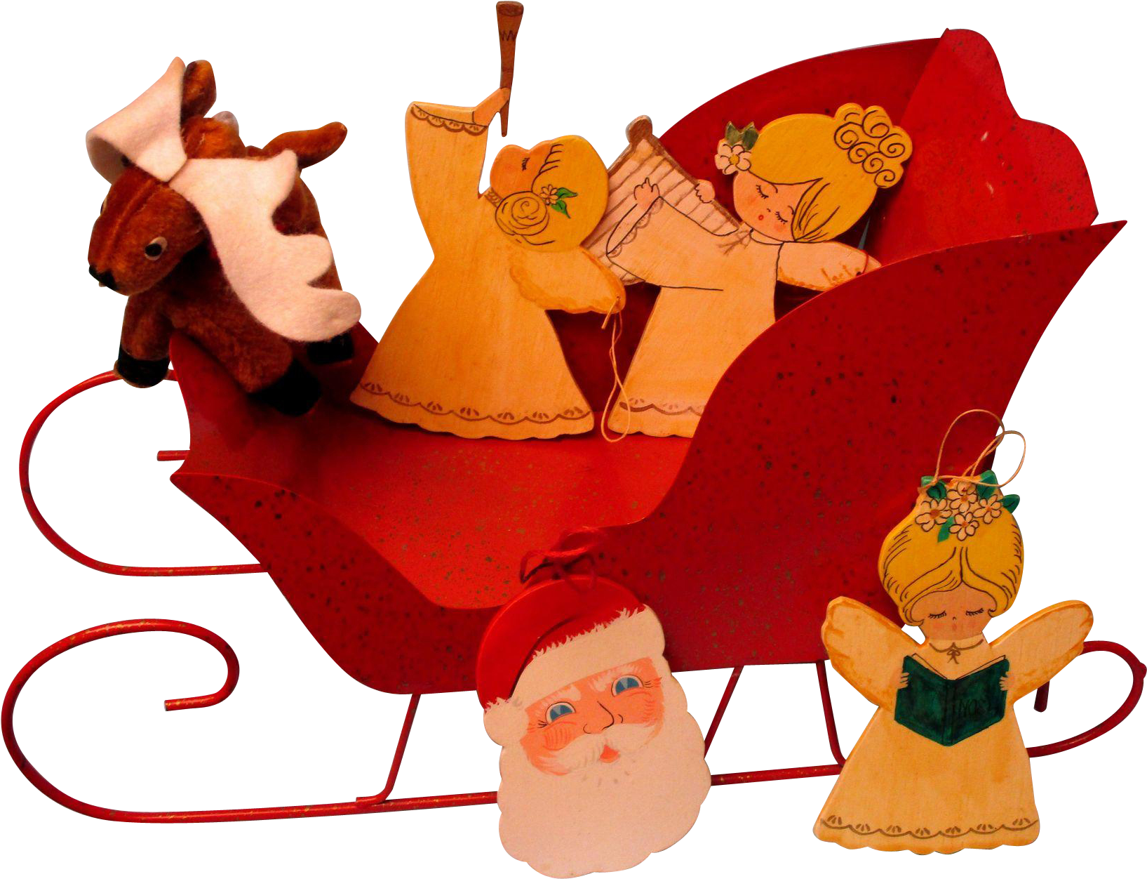 1950's Tin Sleigh For Your Dolls - 1950's Tin Sleigh For Your Dolls (1634x1634)