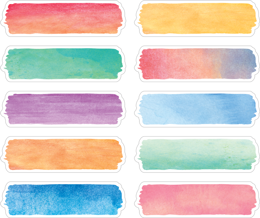 Watercolor Labels - Watercolor Labels (900x900)