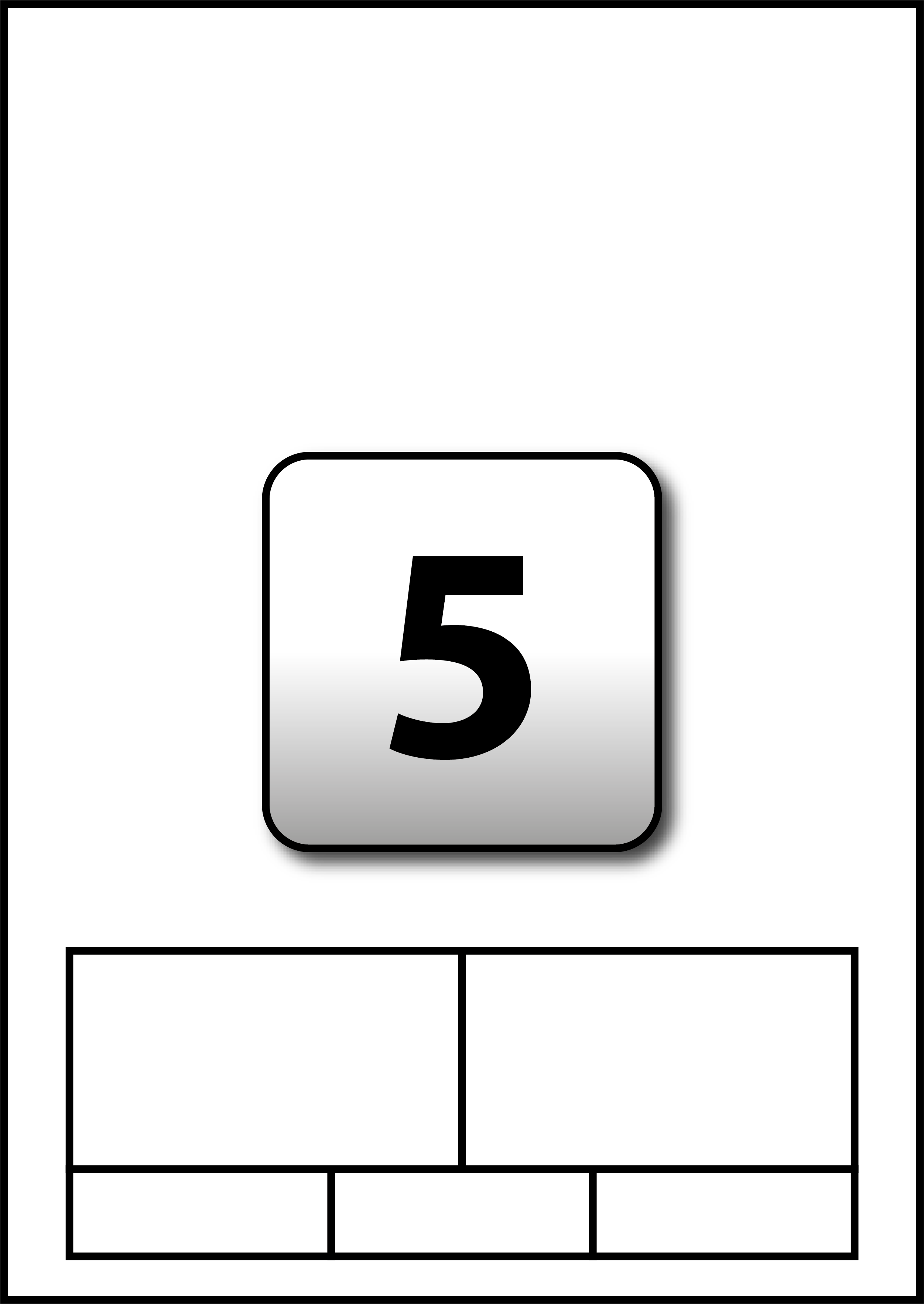 5 Integrated Labels Per A4 Sheet 90 Mm X 50 Mm - 5 Integrated Labels Per A4 Sheet 90 Mm X 50 Mm (2502x3530)