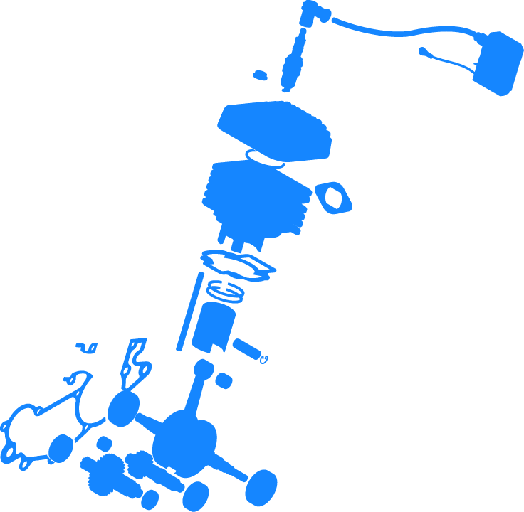 Air And Liquid Cooled Engine Parts - Air And Liquid Cooled Engine Parts (736x720)