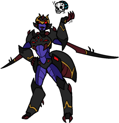 Turns Out If You Draw A Tfa Megatron/blackarachnia - Turns Out If You Draw A Tfa Megatron/blackarachnia (400x419)