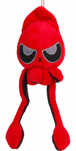Grumpy Red Squib 4 Mini Plush - Grumpy Red Squib 4 Mini Plush (300x597)