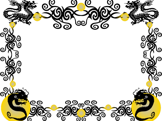 Chinese New Year Clipart Borders - Chinese New Year Clipart Borders (640x480)