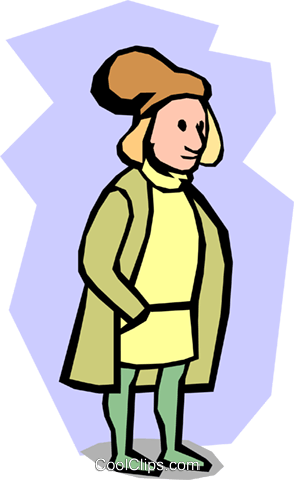 Christopher Columbus Royalty Free Vector Clip Art Illustration - Christopher Columbus Royalty Free Vector Clip Art Illustration (294x480)