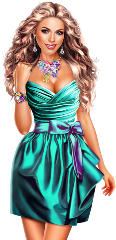 3d Girl, Glam Girl, Girls 4, Clip Art, Daughter, Modern, - 3d Girl, Glam Girl, Girls 4, Clip Art, Daughter, Modern, (720x800)