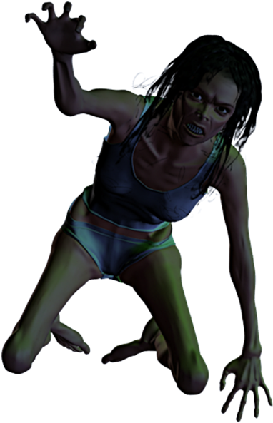 Zombie Clipart Zombie Lady - Zombie Clipart Zombie Lady (1024x766)